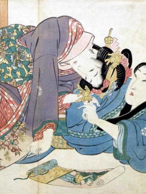 Keisai Eisen's Secret Language of the Courtesan. Photo from Brett McDowell Gallery.