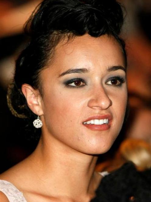 Keisha Castle-Hughes. Photo by NZPA.