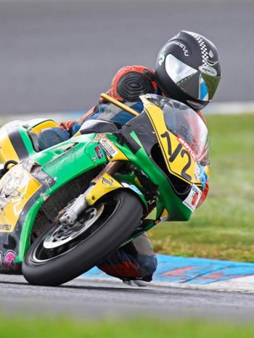 Kempster in action on the racetrack. Photo supplied.