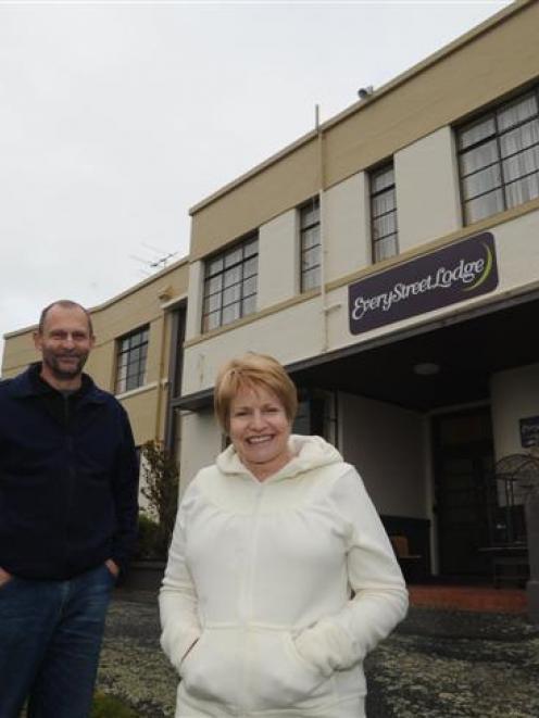 Kevin and Lucia Rogers outside the former Karitane Hospital in Andersons Bay, Dunedin. Photo by...