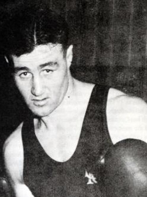 Kevin Skinner ready for battle in the squared circle. Photo by New Zealand Rugby Greats.