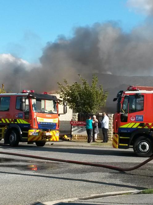 Killarney St house fire. Photo by Leith Huffadine