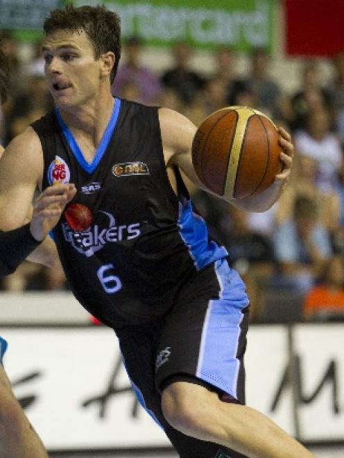 Kirk Penney in action for the New Zealand Breakers.