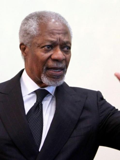 Kofi Annan, joint special envoy for the United Nations and the Arab League, says Syria has agreed...