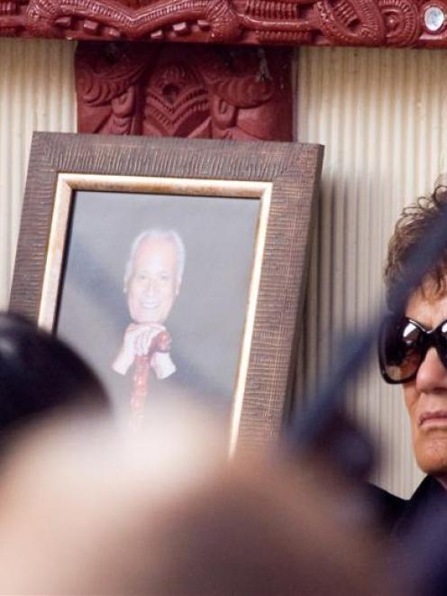Kuia Morrison, Sir Howard Morrison's wife. Photo by NZPA.
