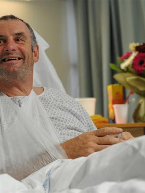 Labour MP Trevor Mallard is recovering in Dunedin Hospital after a cycling crash. Photo by Peter...
