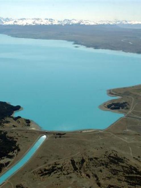 Lake Pukaki receives the highest snow-melt inflow of any hydro lake in the South Island. Photo by...