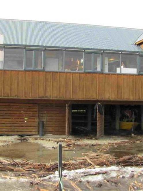 Lakeland Adventures commercial operator Simon Stewart stands in front of the Log Cabin on Wanaka...