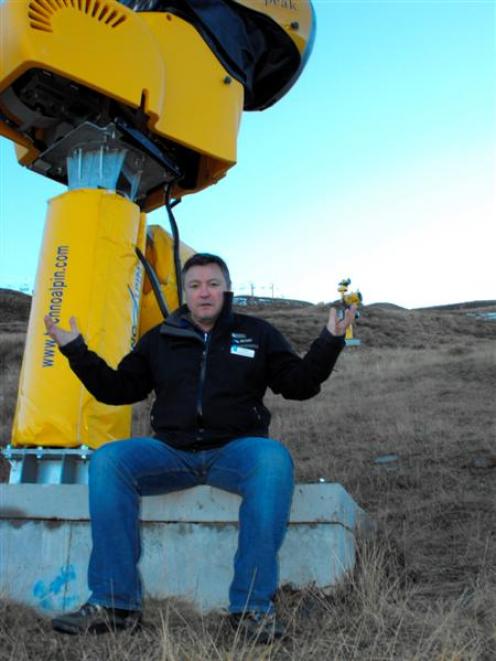 Lamenting the lack of ideal snow-making conditions, Coronet Peak ski area manager Hamish...
