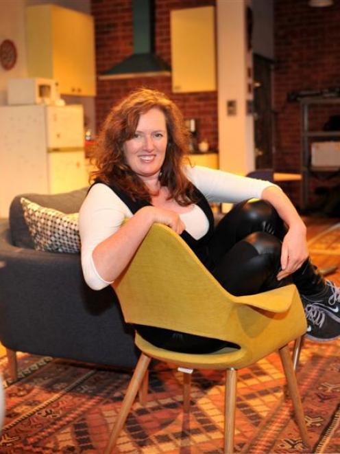 Lara Macgregor on the set of Time Stands Still, her last Fortune Theatre production as artistic...
