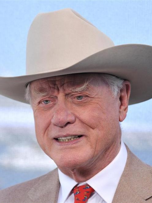 Larry Hagman.