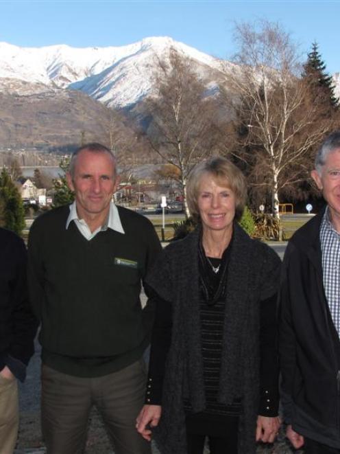 Launching a major new Mt Aspiring National Park conservation project in Wanaka at the weekend are...