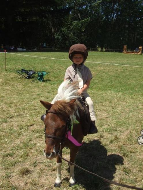 Laura Kelso, of Loburn, rides her Shetland pony at last year's  Duvauchelle A&P Show. This year's...
