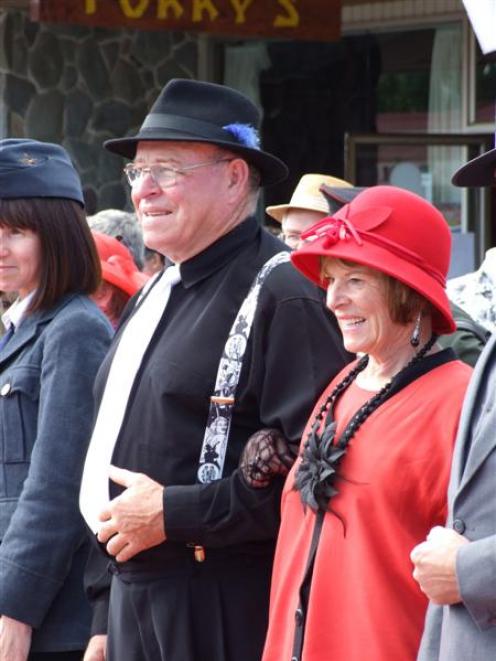 Laura's grandmother, Judy Browning, also of Invercargill, made her outfit, based on one worn by...