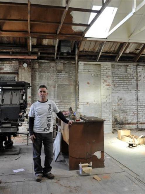 Lawrie Forbes sees space for an apartment where others see only the ruins of one of three Rogan...