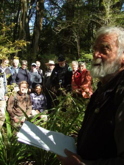 Leading Otago conservationist Prof Allan Mark talks to Forest and Bird and other interested...
