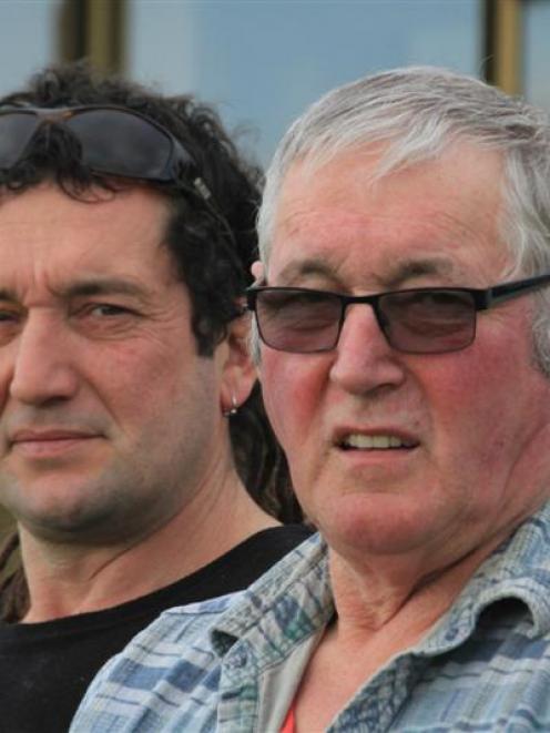 Leadman Russell (Ibby) Ibbotson (left), of Kaka Point, and his father, Catlins Historical Society...