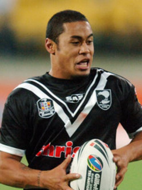 Steve Matai in action for NZ