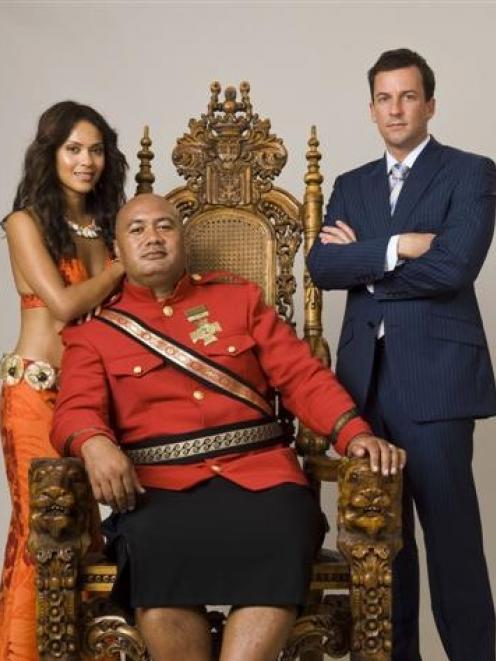 Lesley-Ann Brandt, Dave Fane and Craig Parker star Diplomatic Immunity, a politically incorrect...