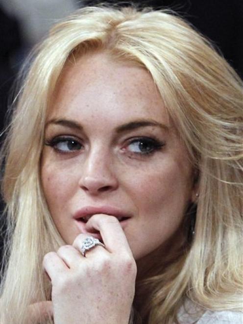 Lindsay Lohan. AP photo