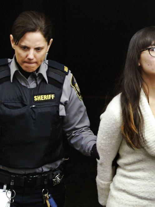 Lindsay Souvannarath arrives at court in Halifax in March 2015. Photo by Reuters.