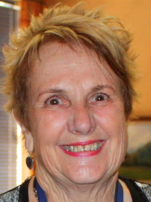 Long-serving Southland  Mayor Frana Cardno takes a souvenir  as she leaves her final meeting in...