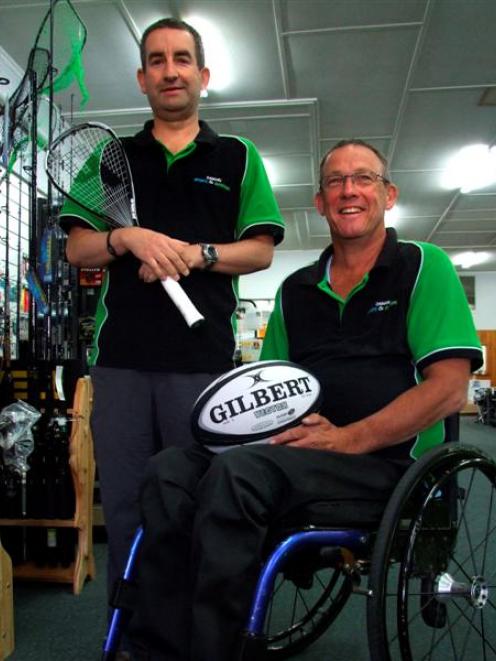 Long-time workmates Barry McCallum (left) and Richard Hill have been in business for 10 months at...