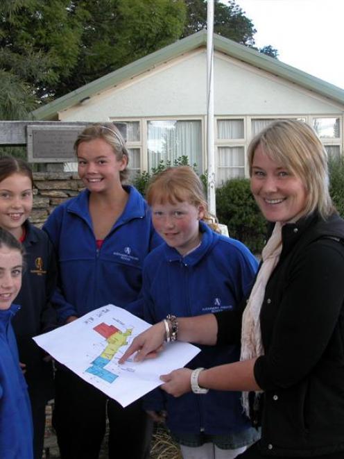 Looking forward: Viewing plans for an upgrade of the administration block at Alexandra Primary...