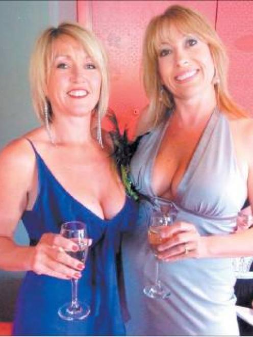 Looking glamorous: Caroline Jessop (left), of Dalefield, and Karen Reeves, of Lake H ayes Estate,...