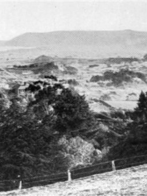 Looking south over Anderson's Bay, Dunedin. - Otago Witness, 28.5.1913. Copies of picture...