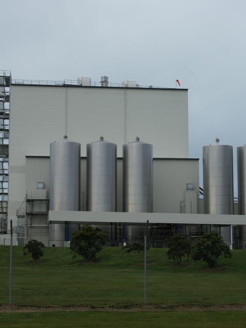 Looking up...Fonterra has applied for resource consent to build two new driers at  its Studholme...