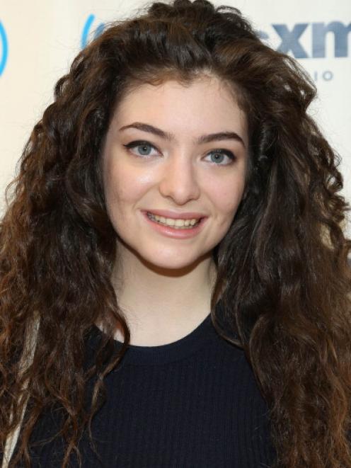 Lorde is the first woman in 17 years to top Billboard's Alternative Songs Chart. Photo by Getty