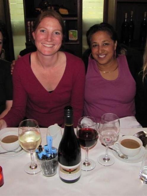 Louis Vuitton store manager Beatrice Riso, Peregrine Wines national sales manager Olivia Stark,...