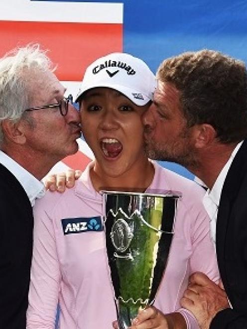 Lydia Ko after winning her first major championship. Photo: Getty Images.