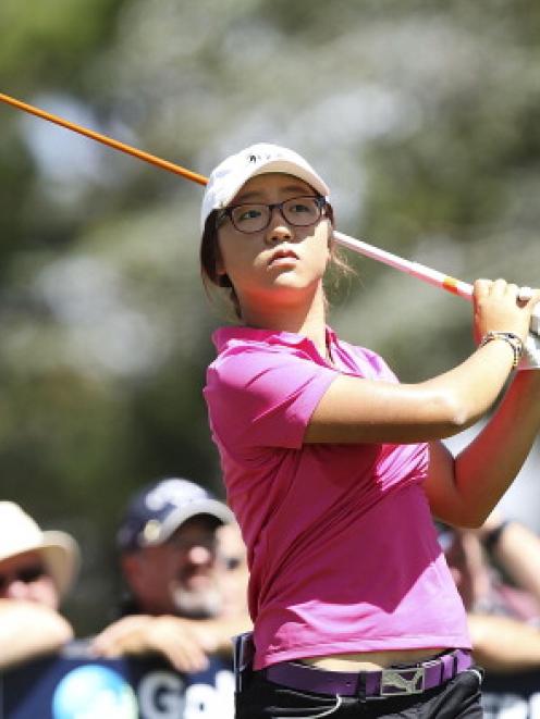 Lydia Ko holds a share of the lead heading into the final day. (Photo by Stefan Postles/Getty...