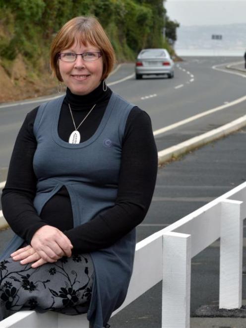 Macandrew Bay School principal Bernadette Newlands says the cycle/walkway at Macandrew Bay has...