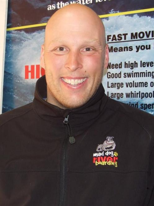 Mad Dog Riverboarding operations manager Arno Marten wants people familiar with riverboarding to...