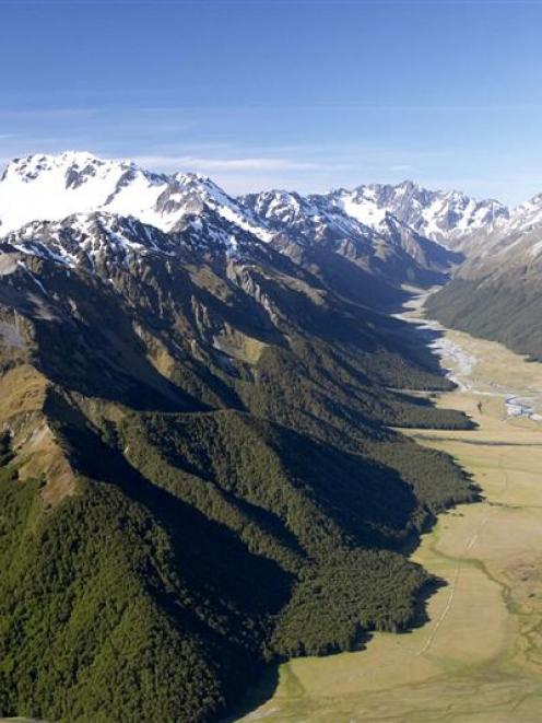 Maintenance may be limited on the road used by visitors to the Ahuriri Valley. Photo by DOC.