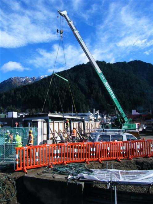 Major work resumes on the Post Office Precinct development. Photo by James Beech.