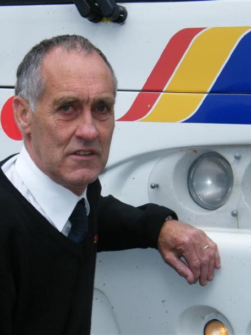 Malcolm Budd, of Ritchies Transport, is pleased the company has won a significant Dunedin urban...