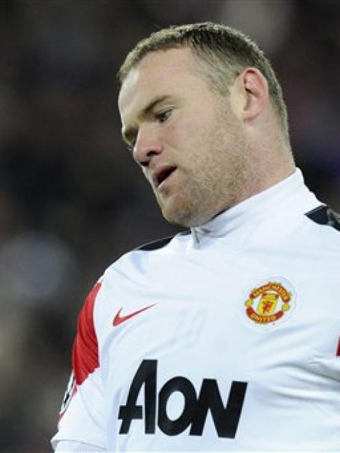Manchester United's Wayne Rooney had several misses against Basel in the Champions League Group C...