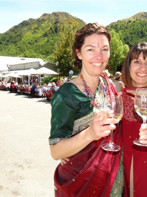 Mandy Pratley (left), of Auckland, and Tina Singh, of Tokoroa,  flew to Queenstown to attend...