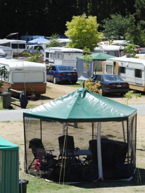 Many camping grounds around Central Otago are beginning to fill up, like the Cromwell Top 10...