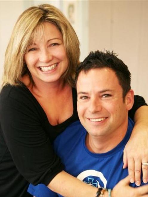 Marc Hill and his wife, Rachelle, who recently spent a week in Queenstown through Mercy Hospice's...