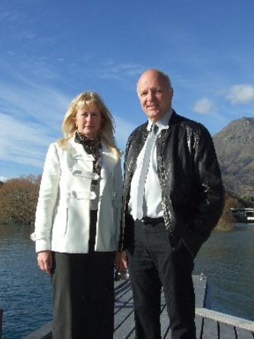 Marcelle Noble, of Queenstown Regenerative Medicine, and Prof  Richard Boyd, of Monash University...