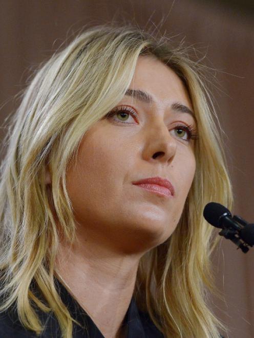 Maria Sharapova. Photo: Reuters