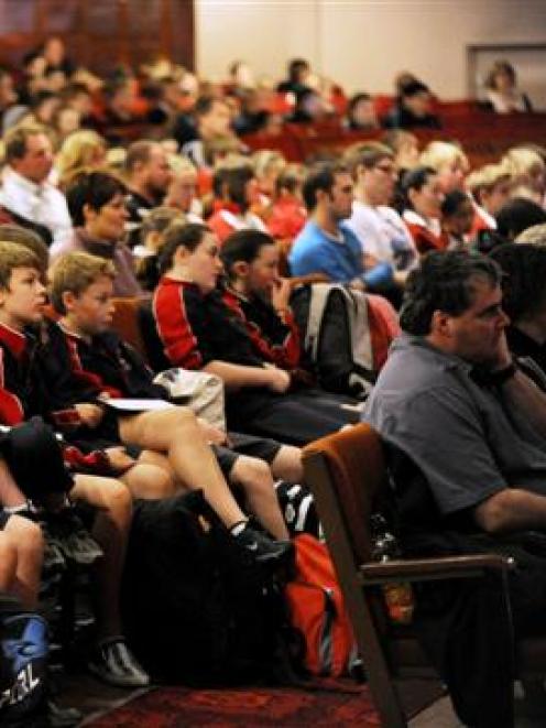 Mark Inglis, the double amputee who climbed Mt Everest, speaks at the Halogen Foundation National...