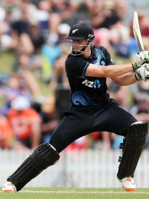 Martin Guptill led the way for New Zealand in Nelson. Photo Getty Images