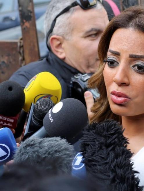 Marwa, the fiancee of Canadian-Egyptian Mohamed Fahmy, one of the journalists working for Al...