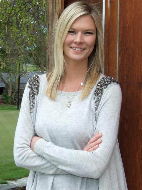 MasterChef winner and cookbook author Chelsea Winter relaxes at Millbrook Resort, Arrowtown....